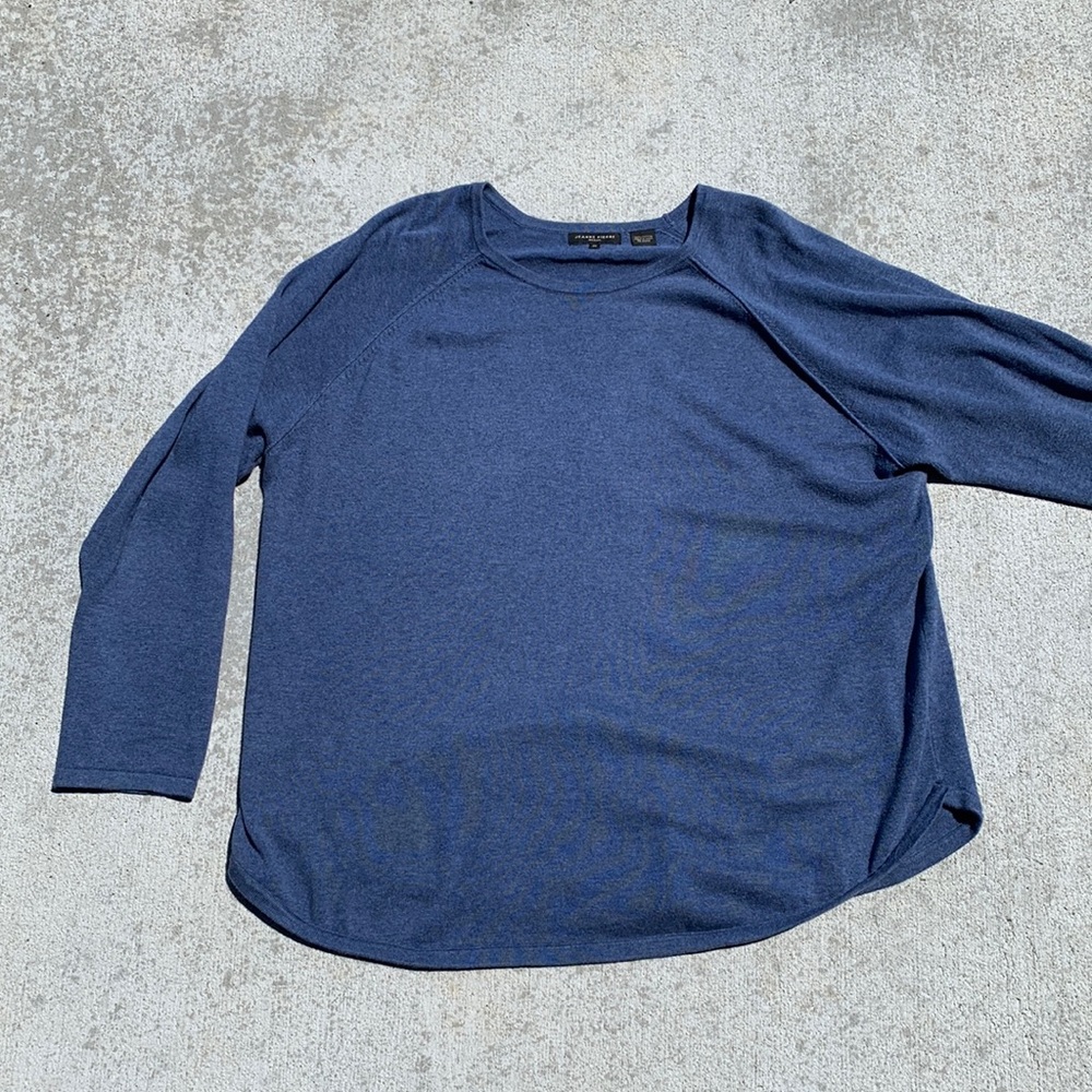 Jeanne Pierre Blue Sweater
